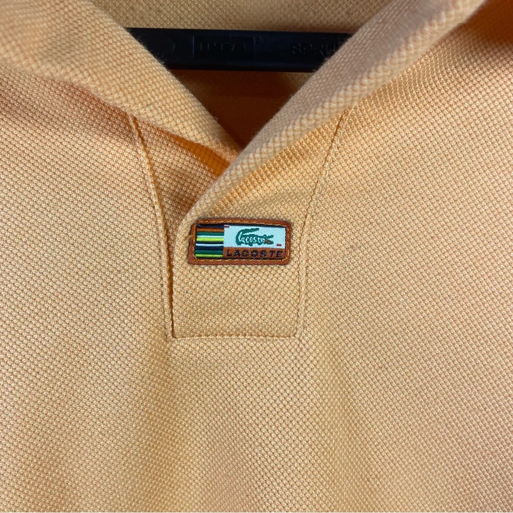 Lacoste Long Sleeve Polo Shirt Orange‎ XL - Picture 4 of 7